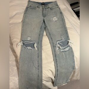 BDG Ripped Light Blue Boyfriend Jeans